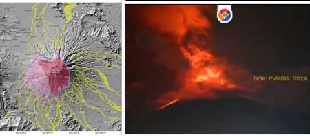 Status AWAS Gunung Lewotobi Laki-laki, Warga Radius 4 Km Diminta Waspada